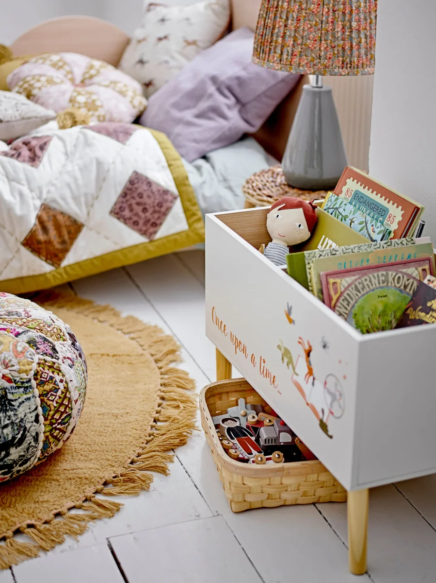 Bloomingville MINI Madlen Kussen, Bruin, Katoen - Afbeelding 6