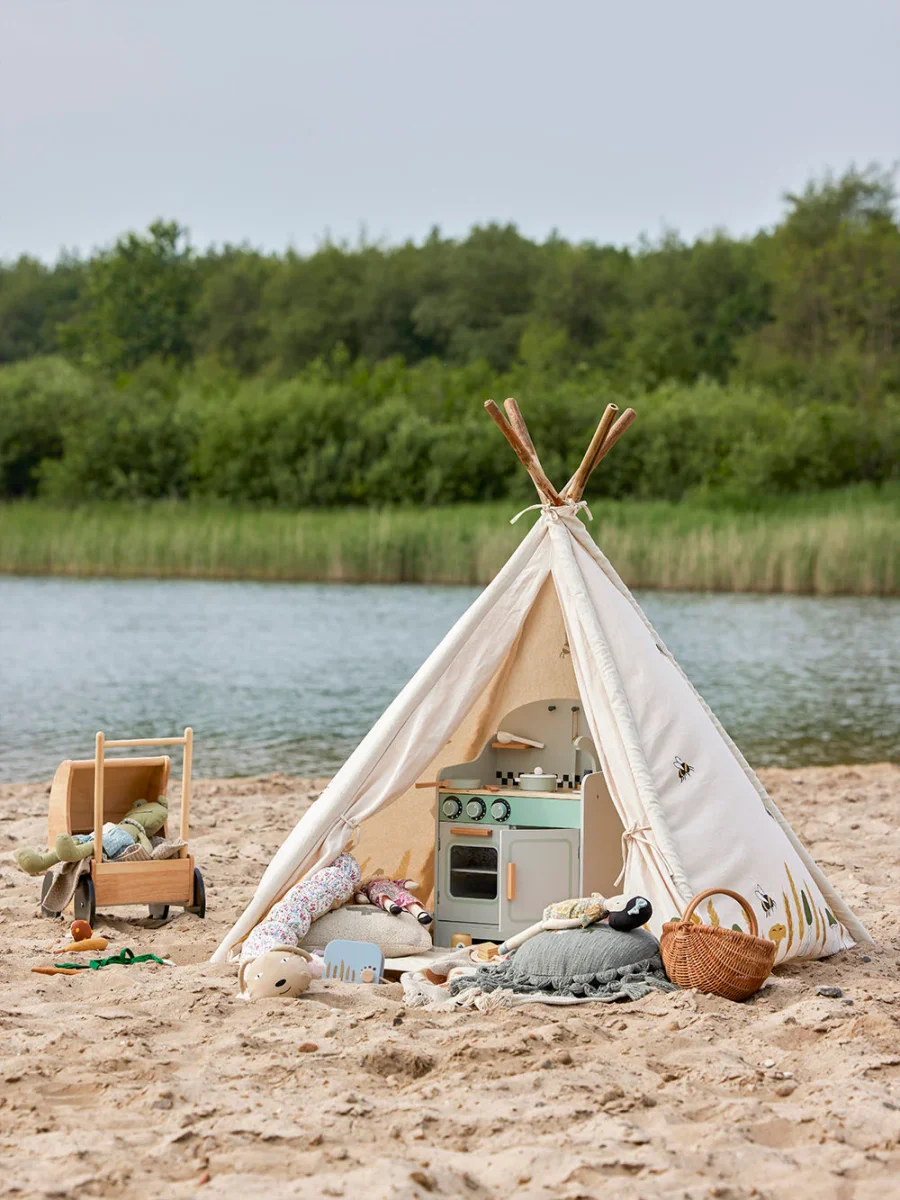 Bloomingville MINI Millo Kinder Tipi, Natuur, Katoen - Afbeelding 8